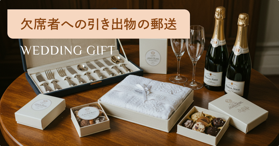 結婚式の欠席者に引き出物を郵送する方法｜タイミング・のし・品物選びのマナーを解説
