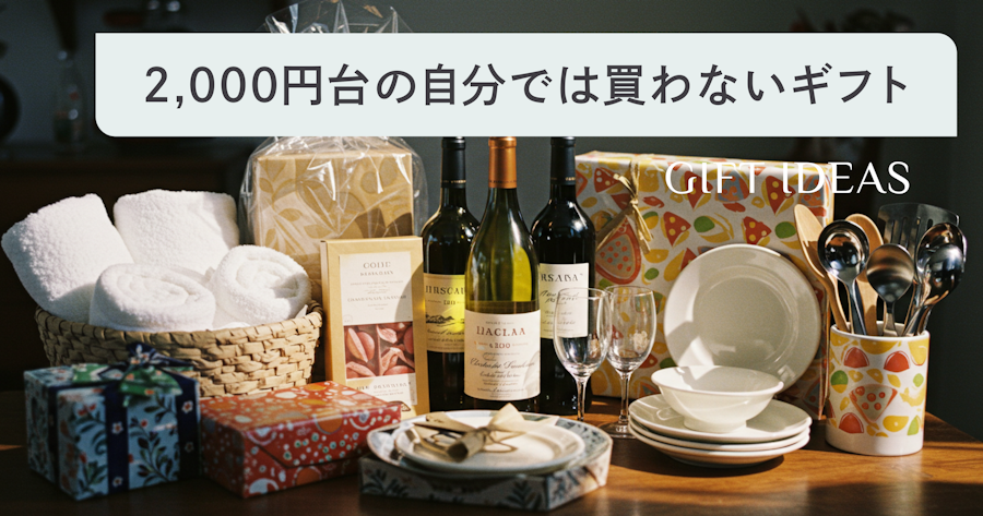 【2000円】自分では買わないけどもらって嬉しいもの9選