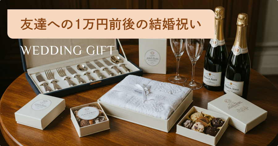 友達が喜ぶ10000円前後の結婚祝いプレゼント23選！