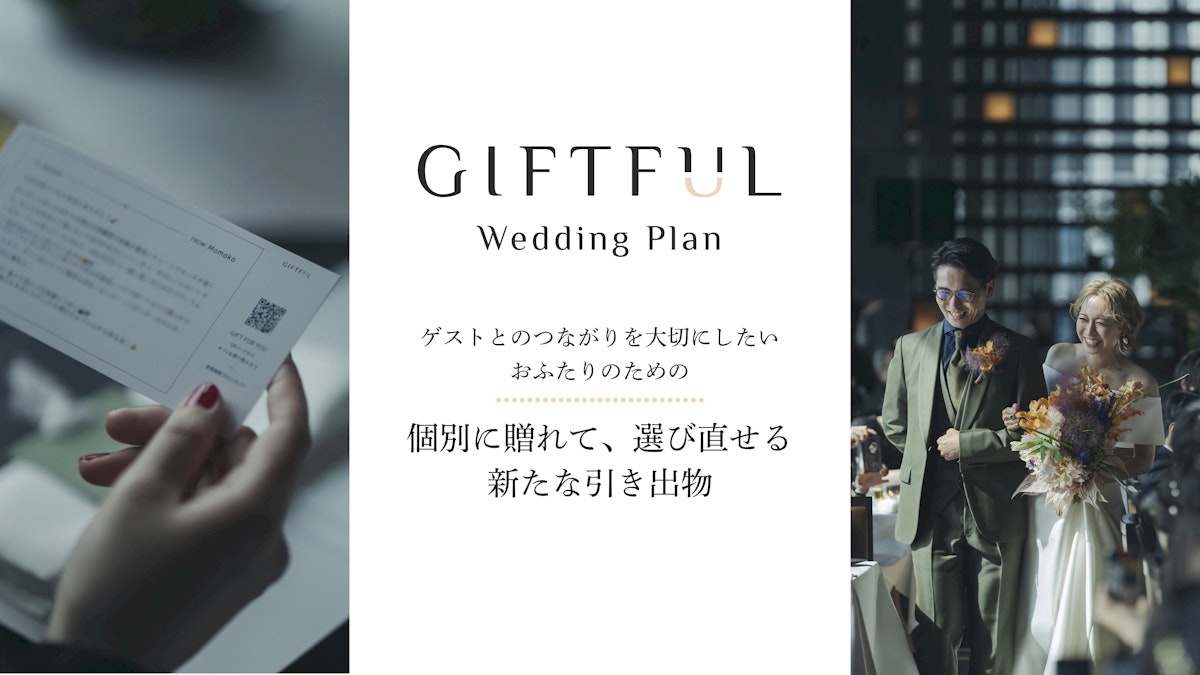 GIFTFUL Wedding Plan 引き出物の新たなカタチ