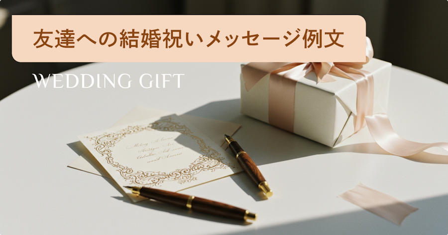 友達への結婚祝いのメッセージ例文まとめ！くだけた表現や遅れた場合の例も紹介